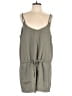 Lou & Grey Solid Gray Romper Size L - photo 1