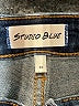 STUDIO BLUE Hearts Blue Jeans Size 31 waist - photo 7
