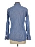 Sandra Ingrish 100% Cotton Blue Long Sleeve Button-Down Shirt Size L - photo 2