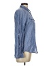 Sandra Ingrish 100% Cotton Blue Long Sleeve Button-Down Shirt Size L - photo 4
