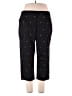 JM Collection Polka Dots Black Casual Pants Size 18w - photo 1