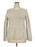 Jeanne Pierre Tweed Tan Pullover Sweater Size XXL - photo 1