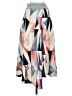 Vanessa Virginia Graphic Ivory Casual Skirt Size XXS - photo 1