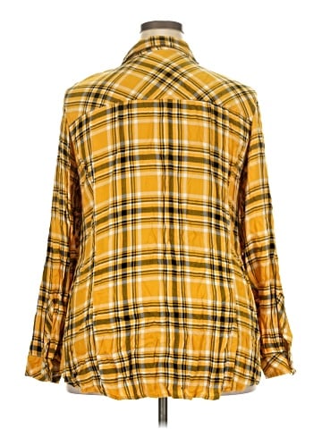 Torrid Long Sleeve Button-Down Shirt (view 2)