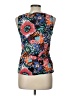 Relativity Blue Sleeveless Blouse Size L - photo 2