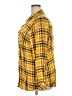 Torrid 100% Rayon Plaid Yellow Long Sleeve Button-Down Shirt Size 3X Plus (3) - photo 5