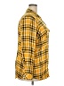 Torrid 100% Rayon Plaid Yellow Long Sleeve Button-Down Shirt Size 3X Plus (3) - photo 4