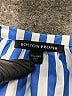 Boston Proper Stripes Blue 3/4 Sleeve Button-Down Shirt Size XXS - photo 7