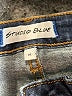 STUDIO BLUE Solid Blue Jeans Size 31 waist - photo 7
