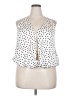 Ann Taylor LOFT 100% Polyester Ivory Sleeveless Blouse Size XXL - photo 1