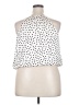 Ann Taylor LOFT 100% Polyester Ivory Sleeveless Blouse Size XXL - photo 2