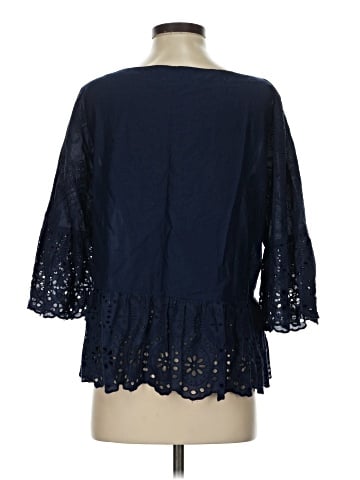 Ann Taylor LOFT 3/4 Sleeve Blouse (view 2)