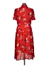 CAbi 100% Polyester Red Casual Dress Size XL - photo 2