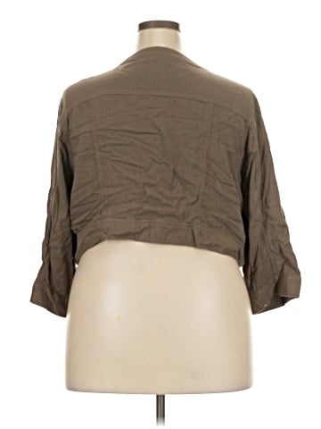 Torrid 3/4 Sleeve Button-Down Shirt (view 2)