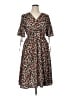 Unbranded 100% Polyester Floral Black Casual Dress Size XL - photo 1
