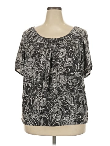 Cathy Daniels Short Sleeve Blouse (view 1)