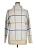 Tahari Plaid Ivory Turtleneck Sweater Size XL - photo 1