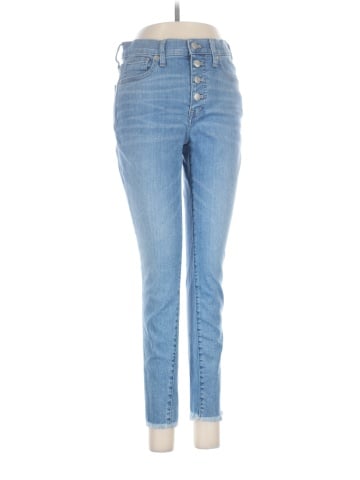 Madewell 9" High-Rise Skinny Crop Jeans: Button-Front Edition (view 1)