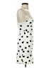 Bershka 100% Polyester Polka Dots White Cocktail Dress Size XS - photo 4