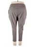 Stylus Solid Gray Active Pants Size 3X - photo 2