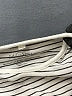 Mori Stripes Ivory Short Sleeve Onesie Size 18-24 mo - photo 3