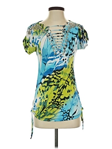 Alberto Makali Short Sleeve Blouse (view 1)