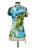 Alberto Makali Blue Short Sleeve Blouse Size S - photo 2