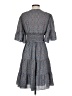 Max Studio 100% Polyester Paisley Fair Isle Floral Gray Casual Dress Size S - photo 2