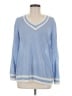 Talbots 100% Linen Blue Pullover Sweater Size M - photo 1