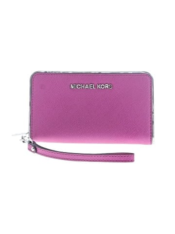 MICHAEL Michael Kors Leather Wristlet (view 1)