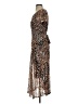 Robbie Bee Animal Print Brown Cocktail Dress Size S - photo 5