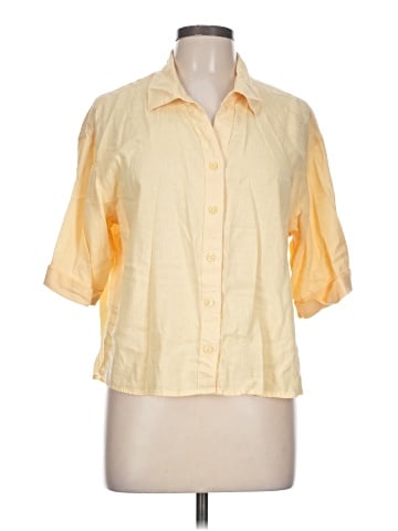 Liz Claiborne 3/4 Sleeve Button-Down Shirt (view 1)