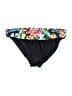 Venus Floral Black Swimsuit Bottoms Size 10 - photo 1