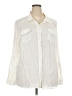 Torrid 100% Rayon Ivory Long Sleeve Blouse Size 3X Plus (3) - photo 1