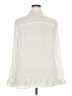 Torrid 100% Rayon Ivory Long Sleeve Blouse Size 3X Plus (3) - photo 2