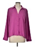 Ann Taylor 100% Polyester Purple 3/4 Sleeve Blouse Size L - photo 1