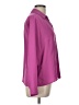 Ann Taylor 100% Polyester Purple 3/4 Sleeve Blouse Size L - photo 4