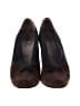Anyi Lu 100% Leather Brown Heels Size EU 39 - photo 2