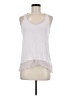 Bordeaux White Sleeveless Top Size M - photo 1