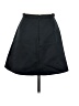 Madewell 100% Polyester Solid Black Casual Skirt Size 0 - photo 2