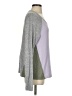 Saturday Sunday Silver Pullover Sweater Size S - photo 4