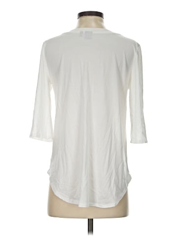 Kaari Blue 3/4 Sleeve T-Shirt (view 2)