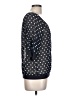 Aeropostale 100% Polyester Polka Dots Black 3/4 Sleeve Top Size L - photo 4