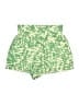 Lush 100% Polyester Print Green Shorts Size S - photo 2