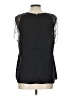 CAbi 100% Polyester Black Sleeveless Blouse Size L - photo 2