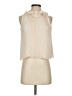 Topshop 100% Polyester Ivory Sleeveless Blouse Size 4 - photo 1