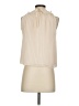 Topshop 100% Polyester Ivory Sleeveless Blouse Size 4 - photo 2