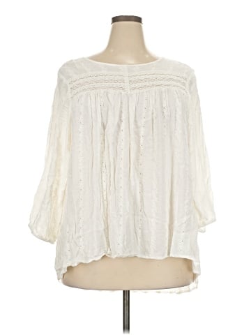 Torrid 3/4 Sleeve Blouse (view 1)
