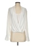 BCBGMAXAZRIA Ivory Long Sleeve Blouse Size XS - photo 1