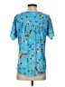 Cuddl Duds Blue Short Sleeve Blouse Size S - photo 2